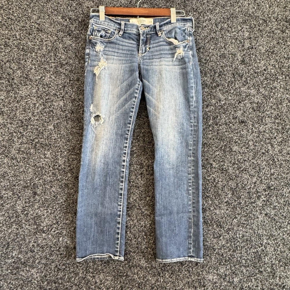 Abercrombie &‎ Fitch Perfect Stretch Distressed Denim Jeans Women's 2R W28 L24.5